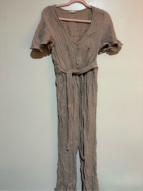 ODDY Pink and Brown Two-Tone Top